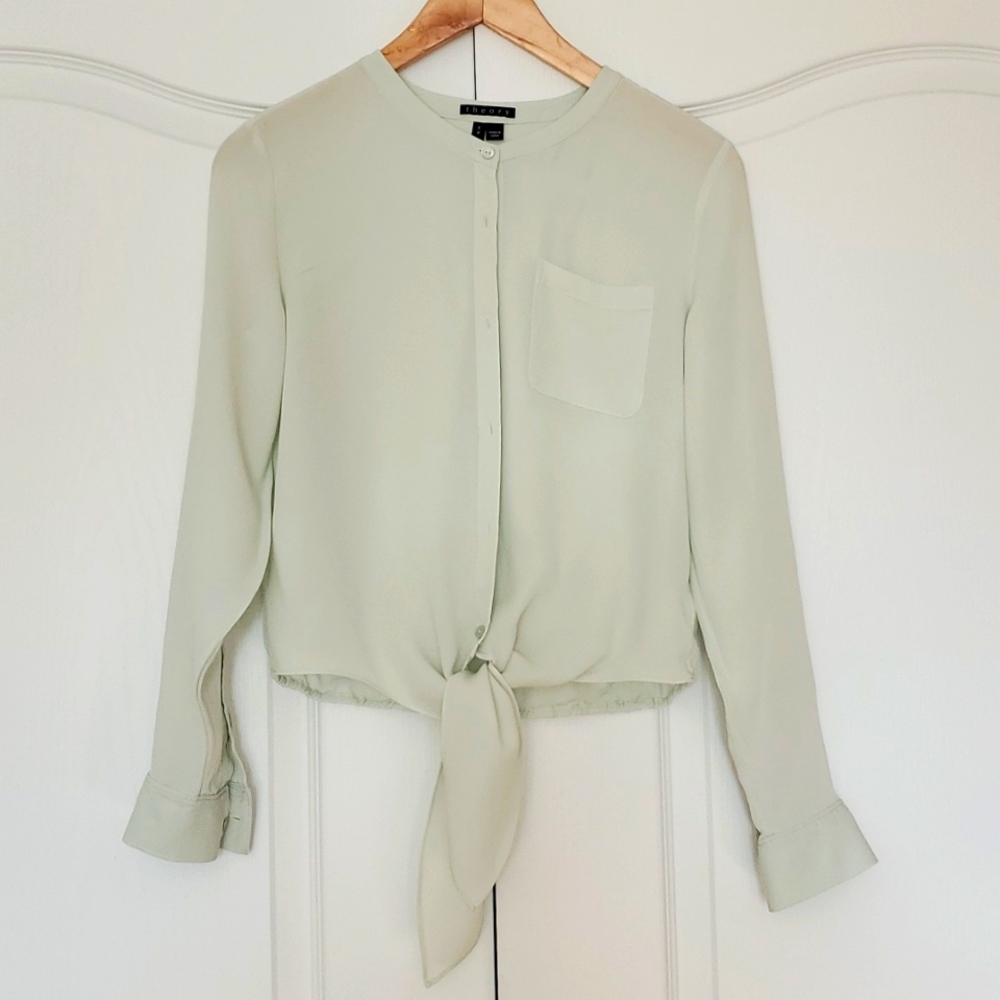 Theory silk shirt